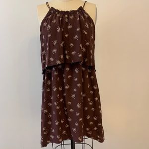 Madewell Brown Palm Dress